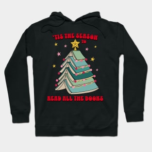 Tis the Season to Read all the Books Christmas Tree Reading Gift Hoodie